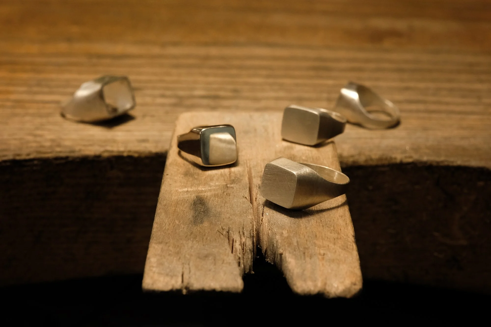 New Rectangular-shaped Signet Rings Available for Workshop!